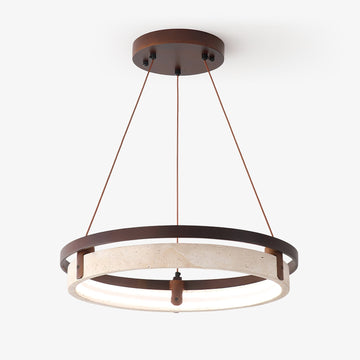 Orbit Travertine Pendant Light