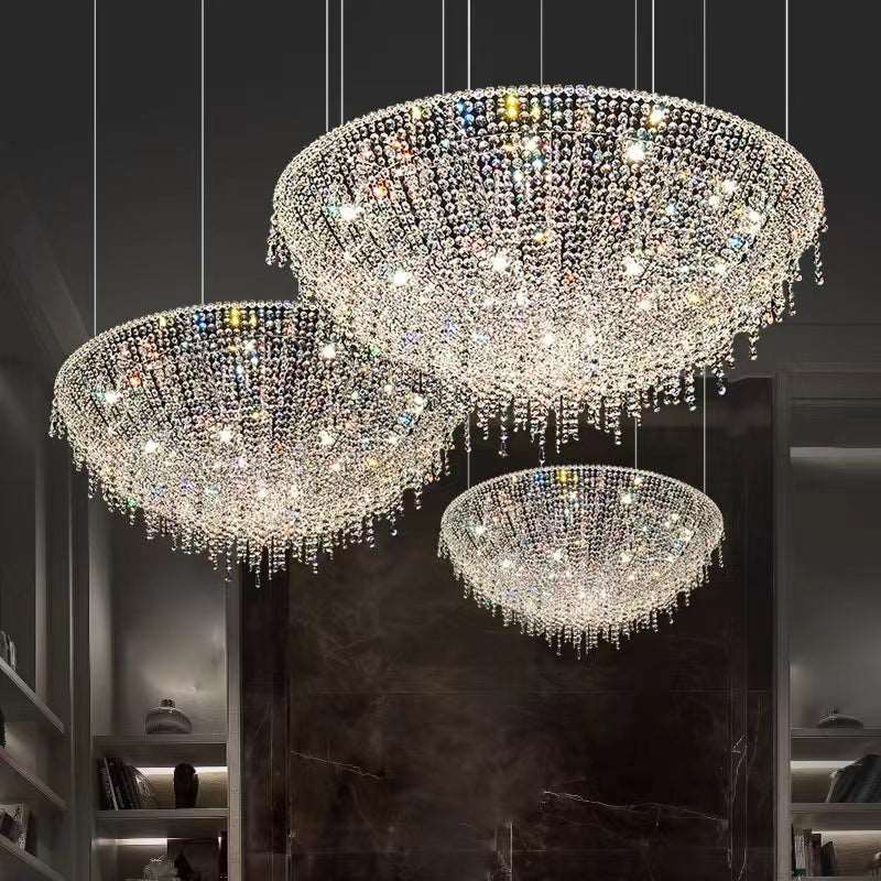 Adena Crystal Tassel Chandelier
