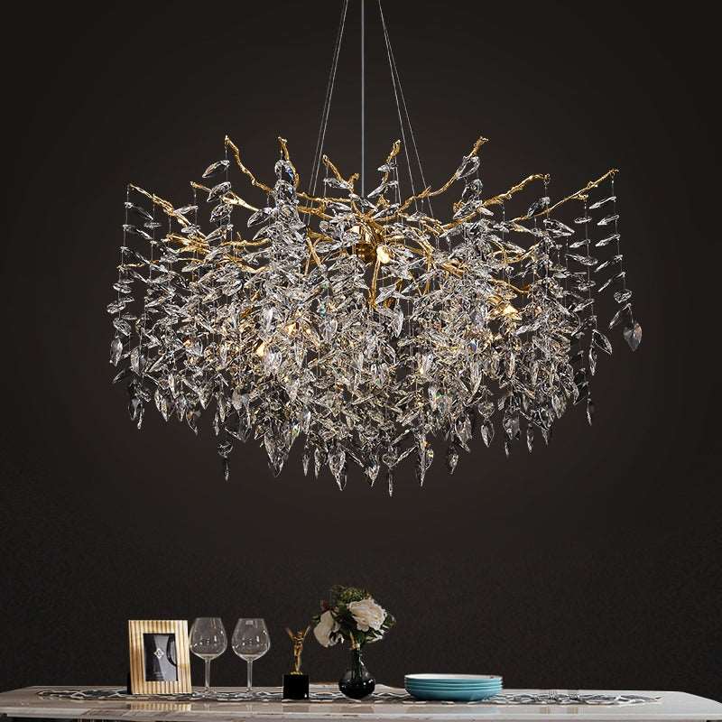 Albero Collection Crystal Ceiling Light Fixture - view 5