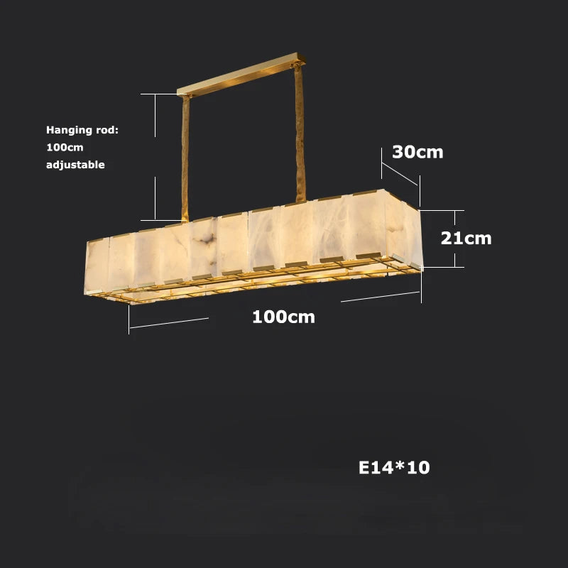 Natural Marble Ceiling Chandelier - view 9