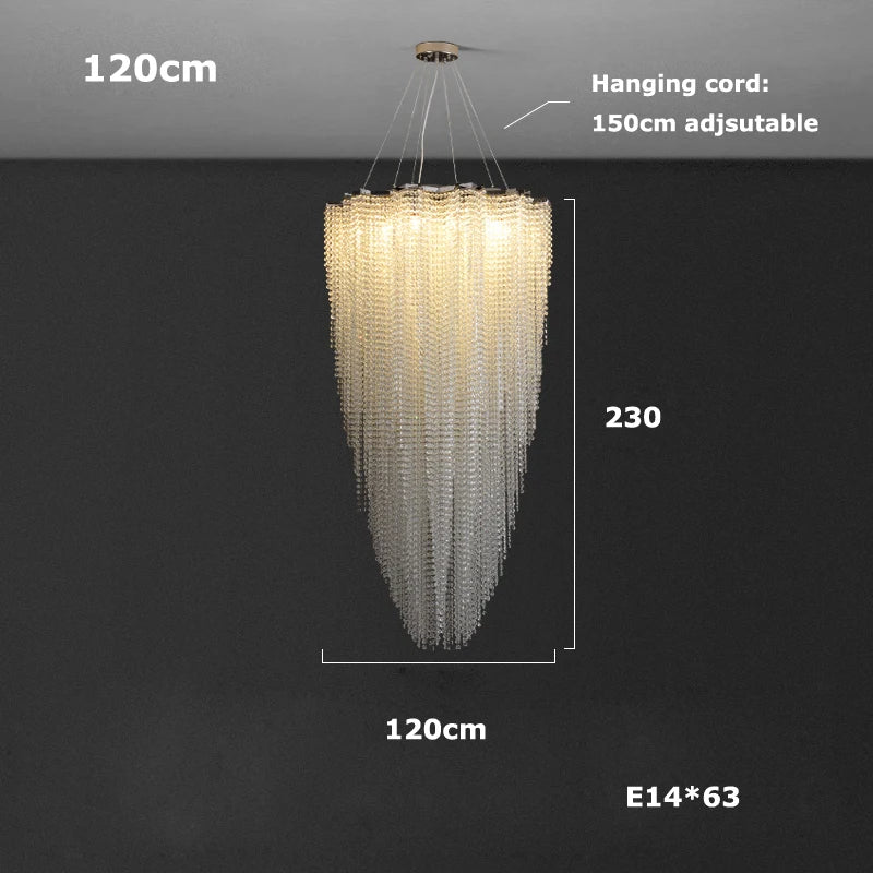 Alleri Crystal Foyer Chandelier - view 12