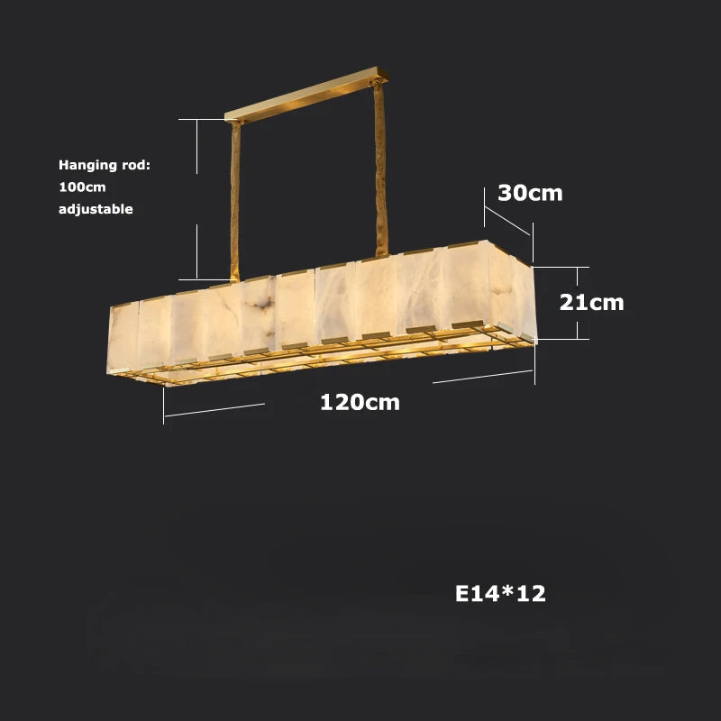 Natural Marble Ceiling Chandelier - view 10