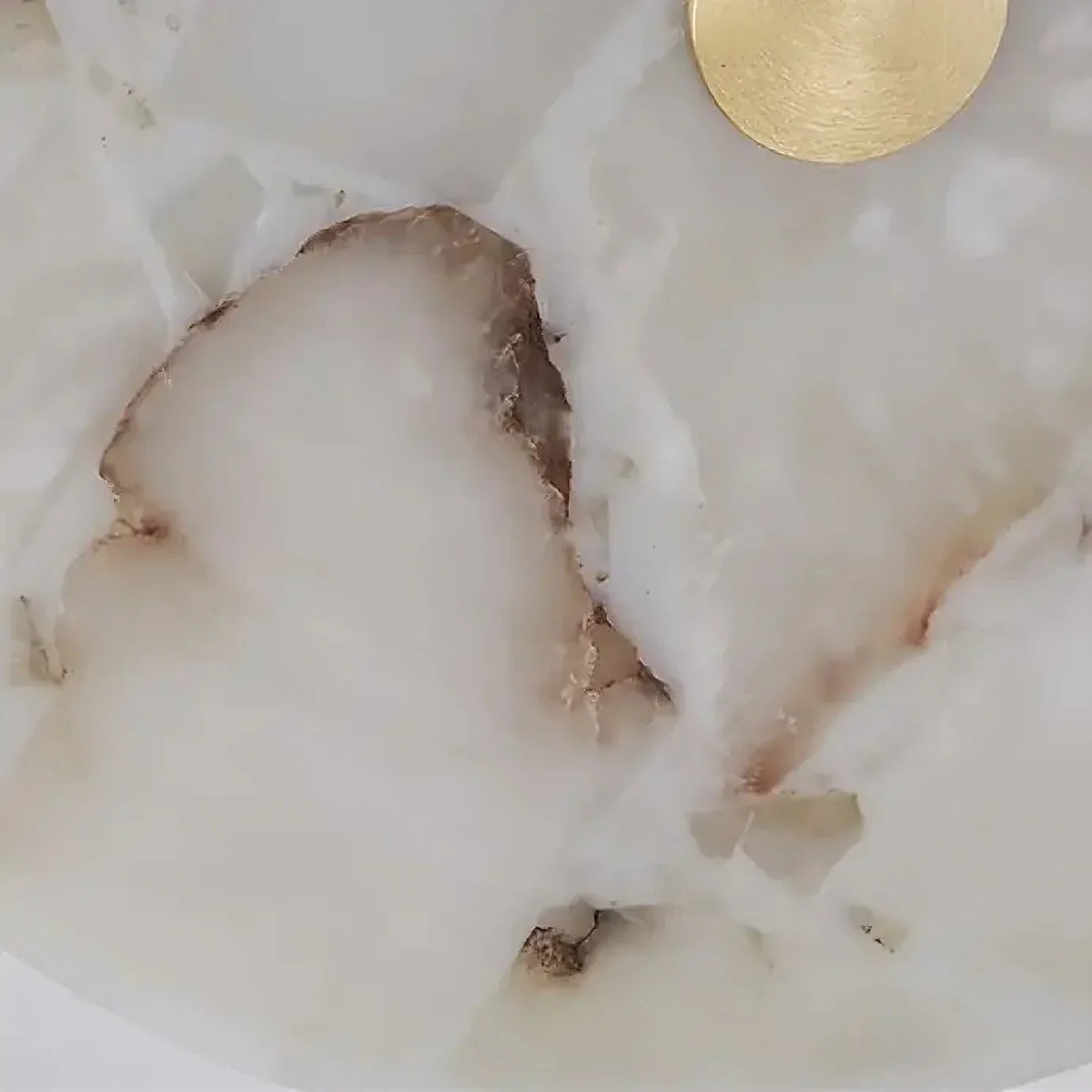 Moonshade Natural Marble Ceiling Light