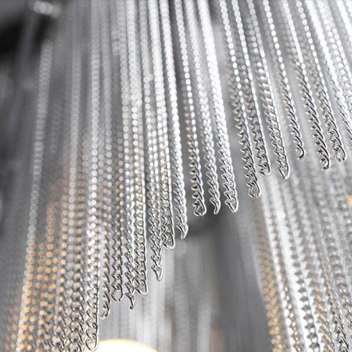 Cadena Metal Tassel Chandelier - view 6