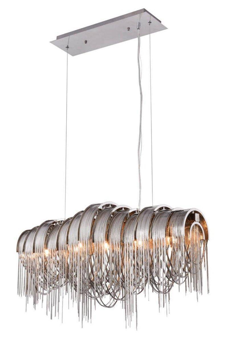 Cadena Chain Tassel Dining Room Chandelier - view 9