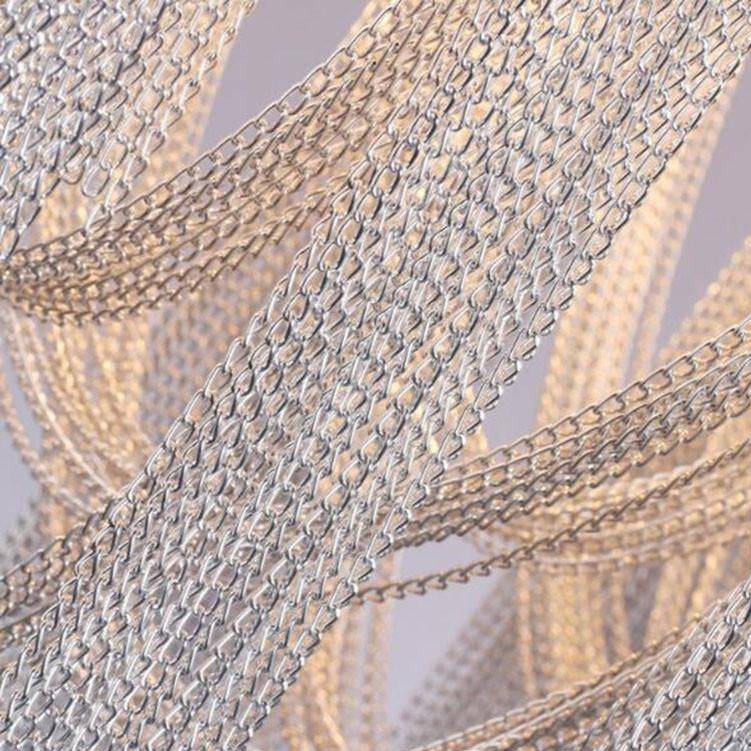 Cadena Chain Tassel Dining Room Chandelier - view 8
