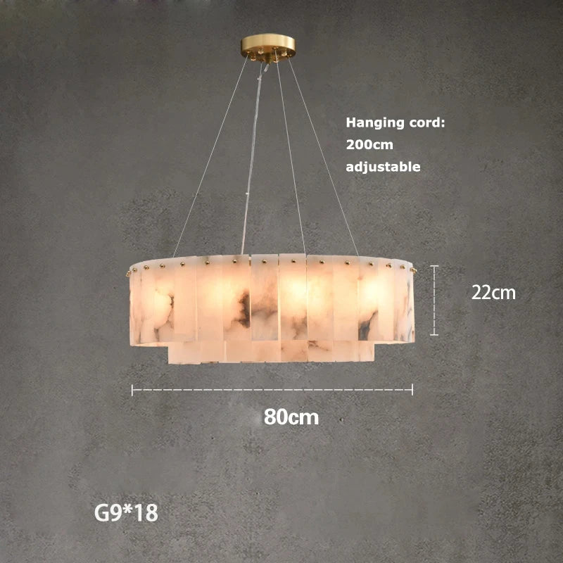 Moonshade Natural Marble Chandelier - view 8