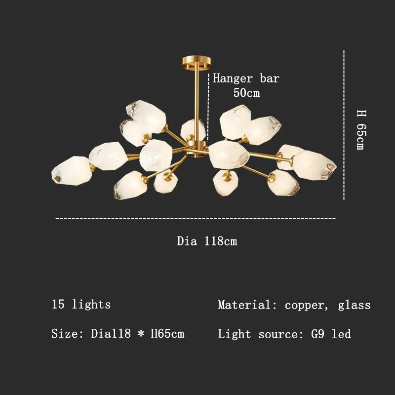 Multi Pendant Modern Chandelier - view 9