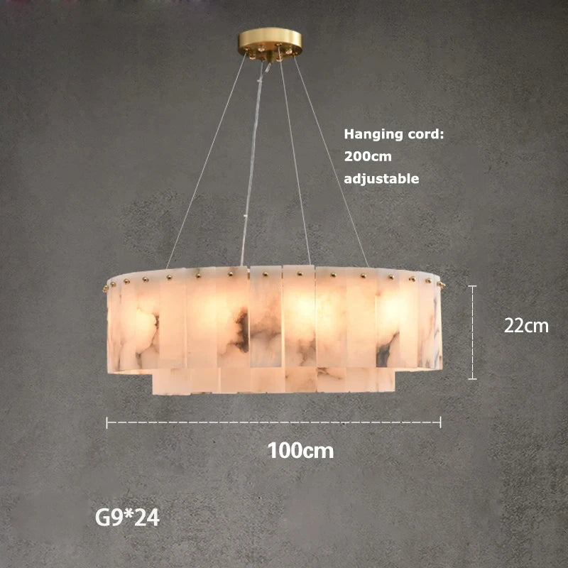 Moonshade Natural Marble Chandelier - view 9