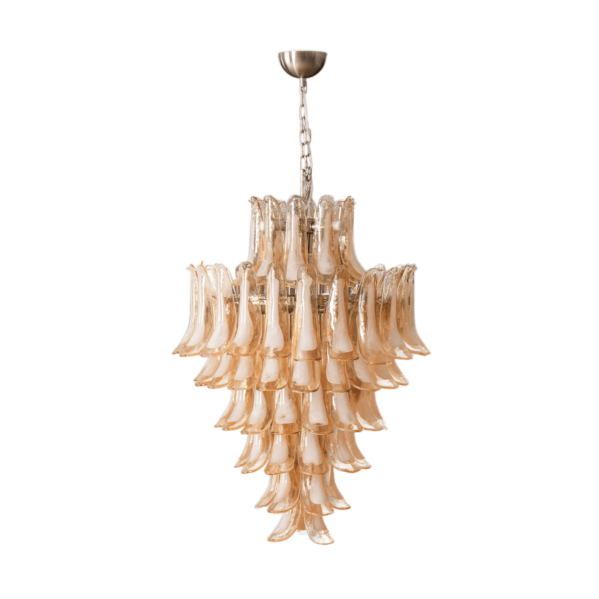 Amber Cloud Murano Glass Petals Chandelier - view 16