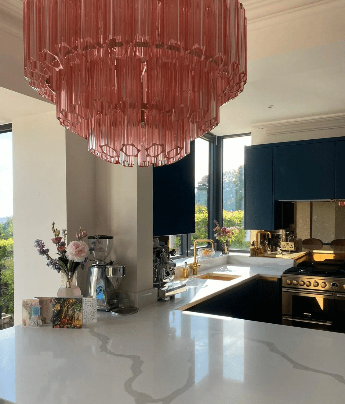 Pink Palermo Murano Chandelier - view 10