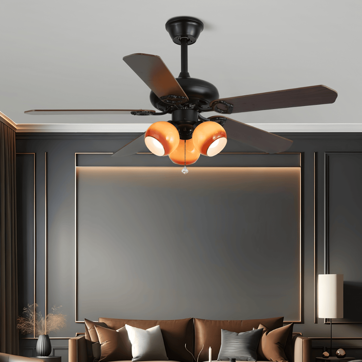 Calantha Bloom Ceiling Fan Light - view 4