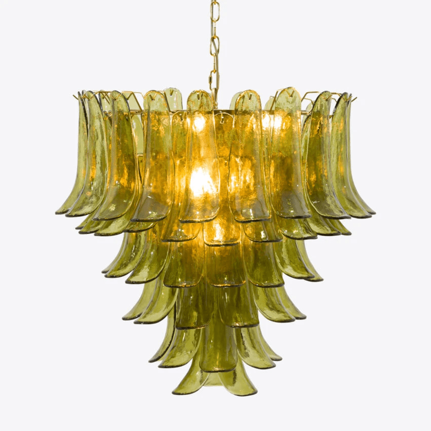 Green Petalo Chandelier