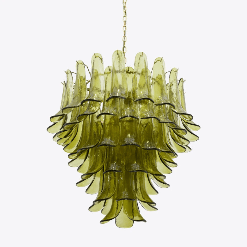 Green Petalo Chandelier