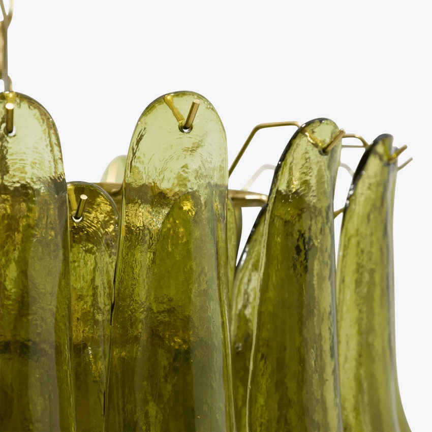 Green Petalo Chandelier