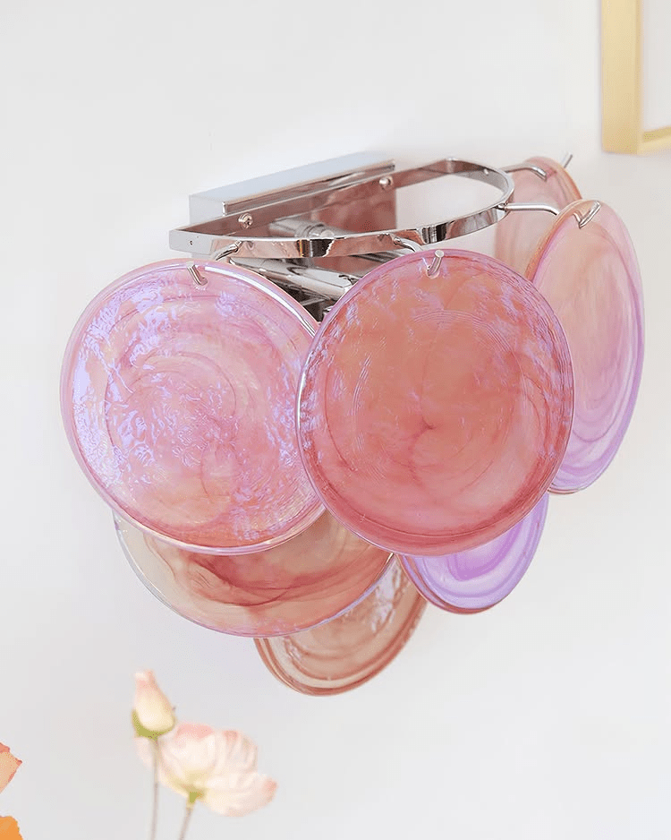 Lunaria Disc Murano Wall Lamp