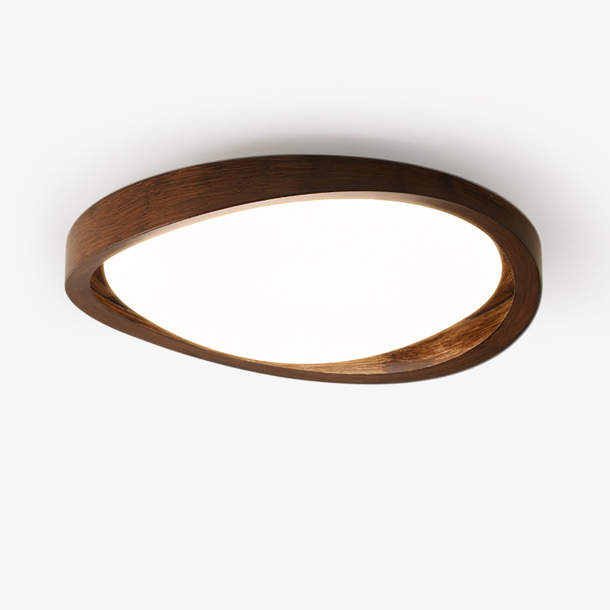 Walnut Curved Edge Ceiling Light - view 9