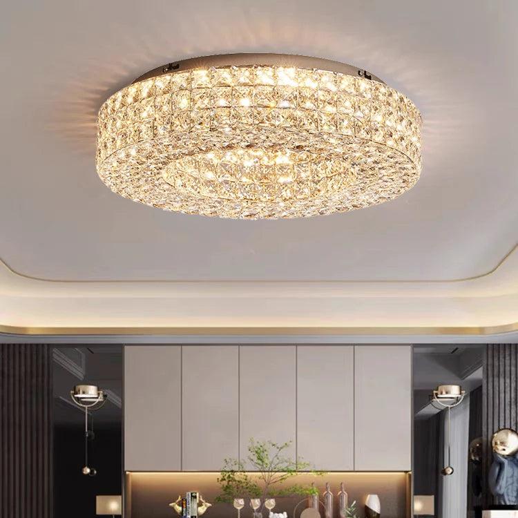 Bacci Crystal Ceiling Light Fixture - view 2