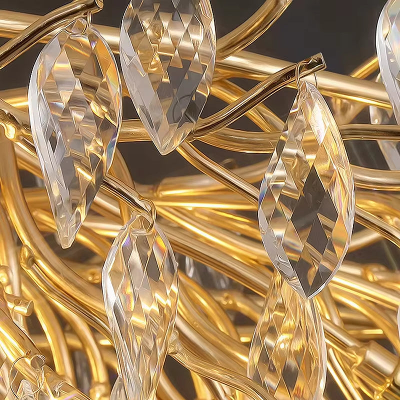 Albero Collection Crystal Ceiling Light Fixture - view 6