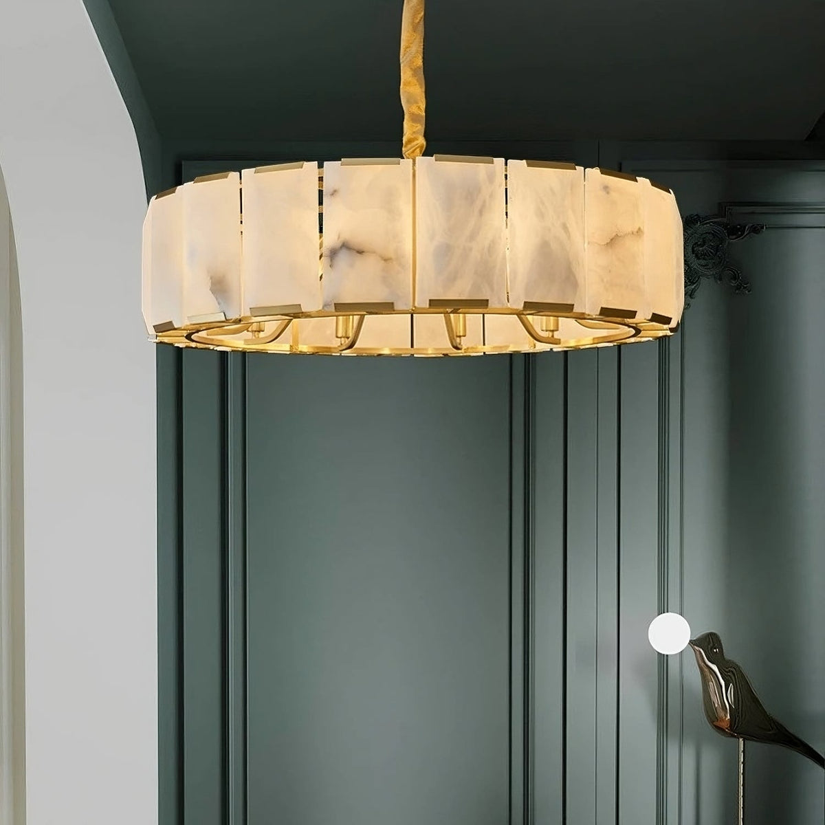 Natural Marble Ceiling Chandelier - view 2
