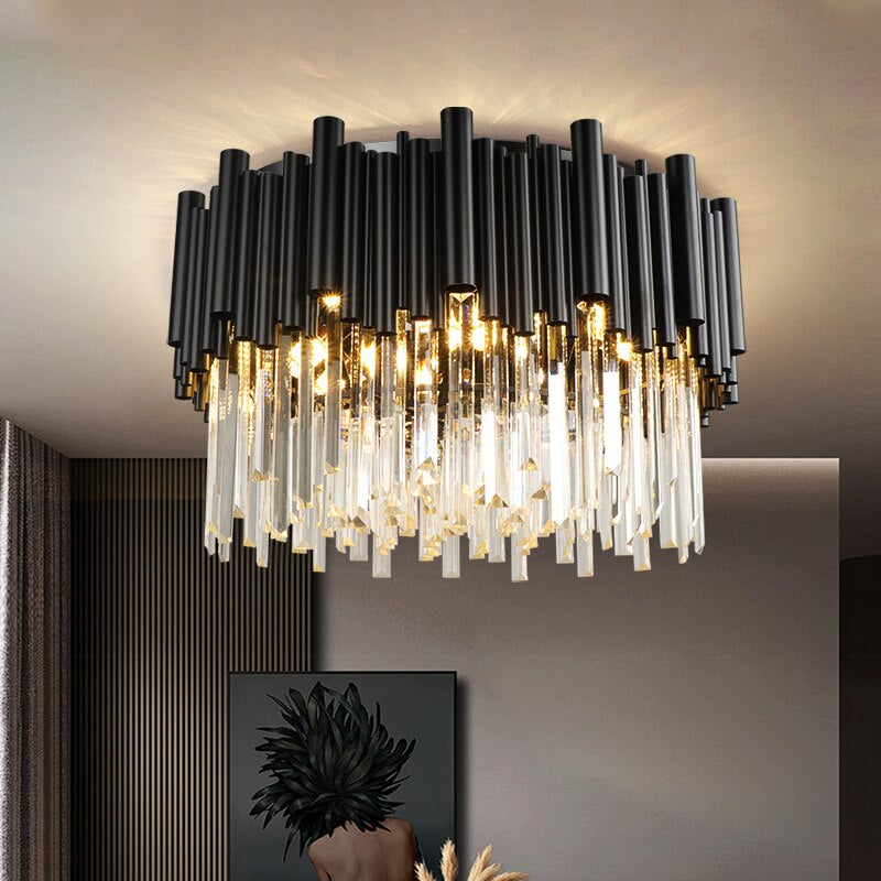 Vigo Crystal Ceiling Chandelier - view 3