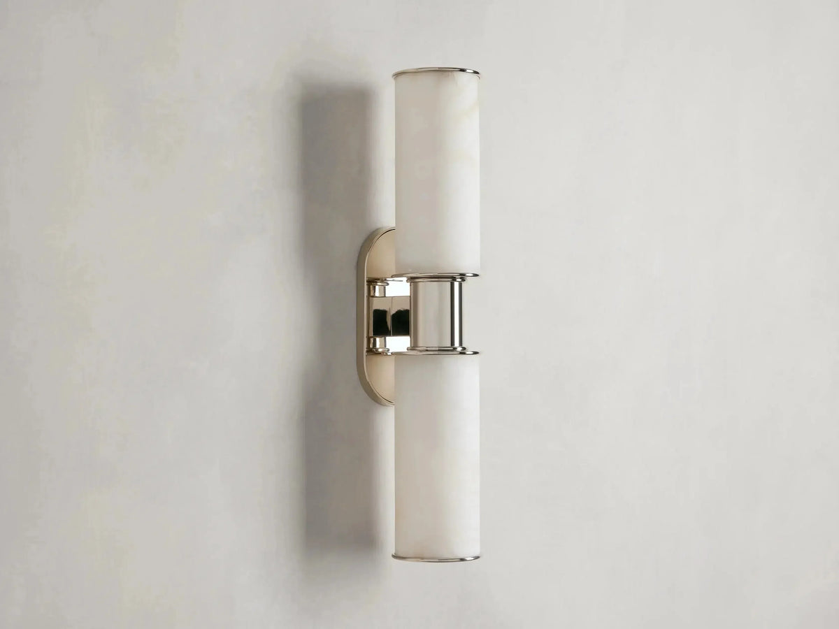 Harlin 2-Light Wall Sconce in Alabaster - view 4
