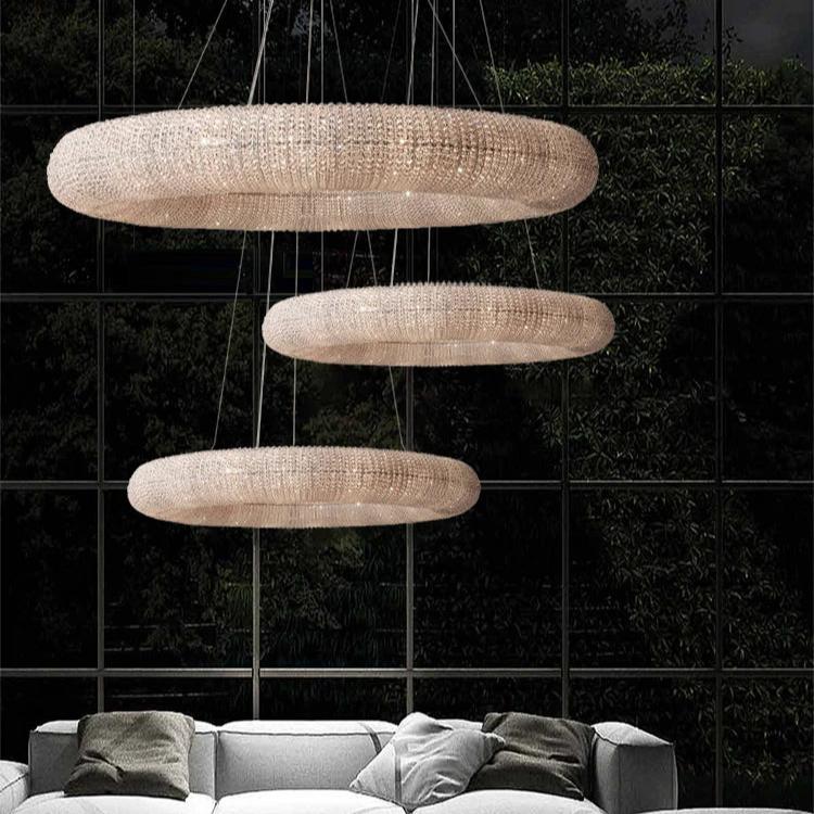 Bergamo Crystal Modern Chandelier