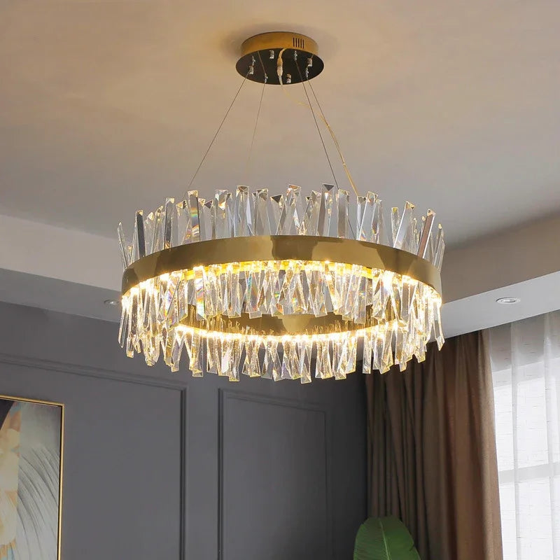 Calvi Crystal Modern Chandelier - view 5