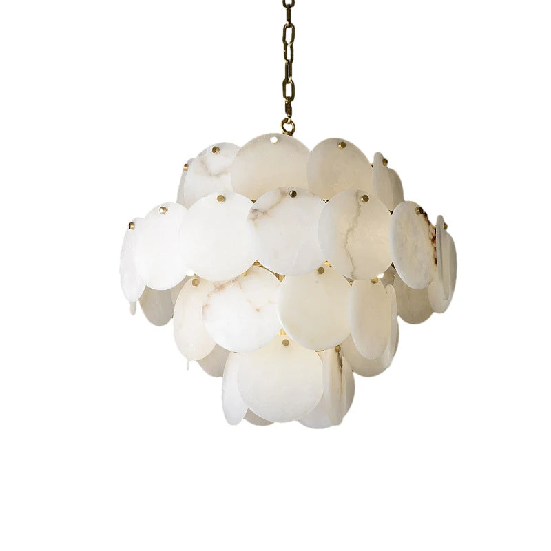 Moonshade Natural Marble Modern Chandelier 1 - view 12