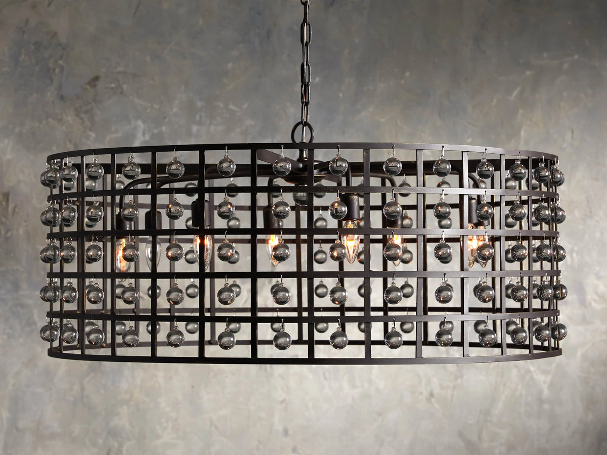 La Cage Round Chandelier 6/8/12 Light
