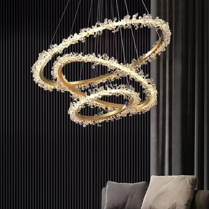 Capri 3-Ring Modern Light Fixture