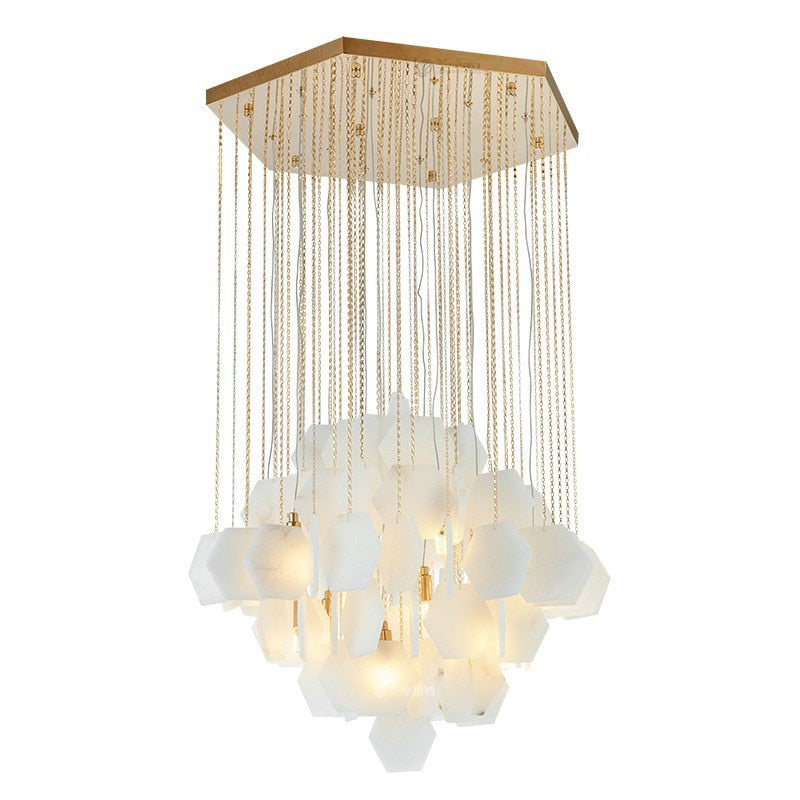 Moonshade Natural Marble Modern Chandelier - view 8