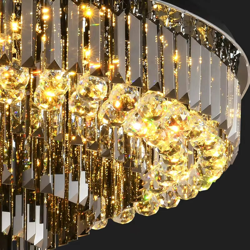 Gio Flush Mount Chandelier Crystal Ceiling - view 4