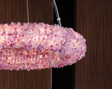 Purple Primary Crystal Round Chandelier - view 5