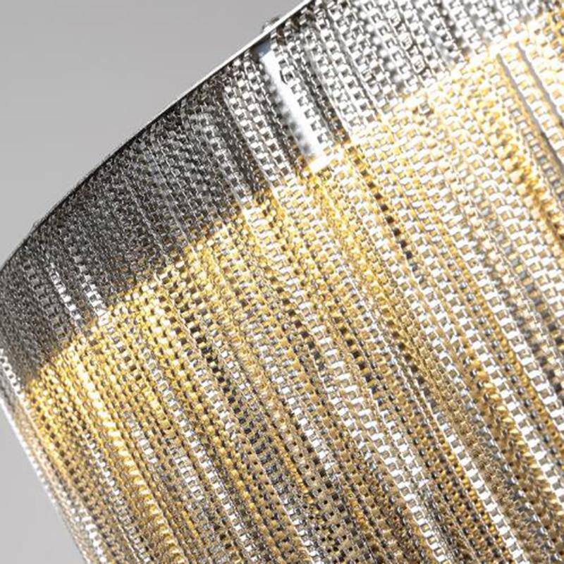 Cadena Steel Tassel Modern Chandelier