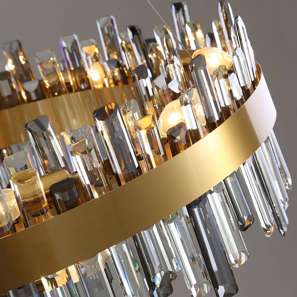 Asti Crystal Modern Chandelier - view 4