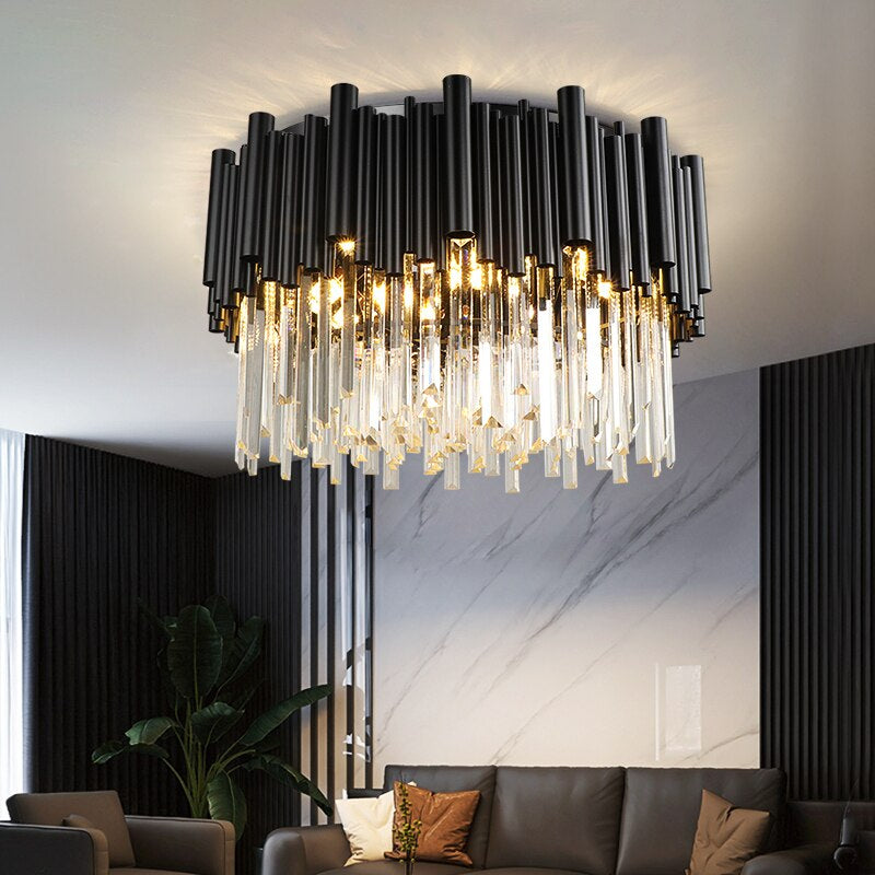 Vigo Crystal Ceiling Chandelier - view 2
