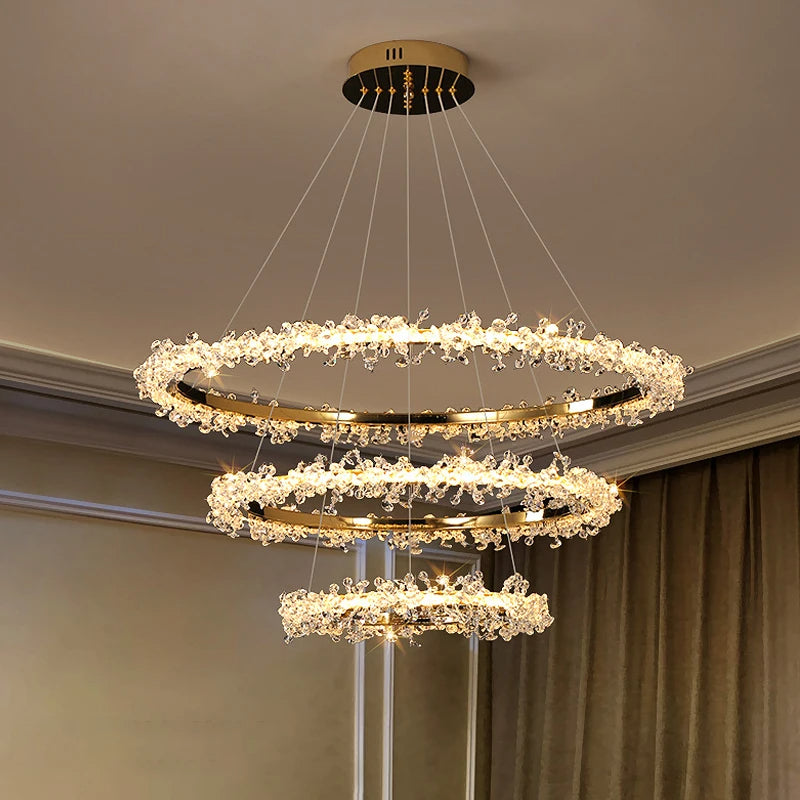 Capri 3-Tier Modern Chandelier