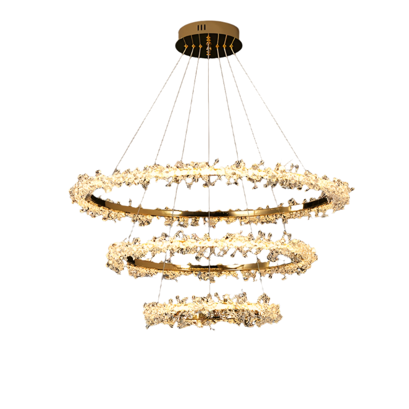Capri 3-Tier Modern Chandelier - view 6