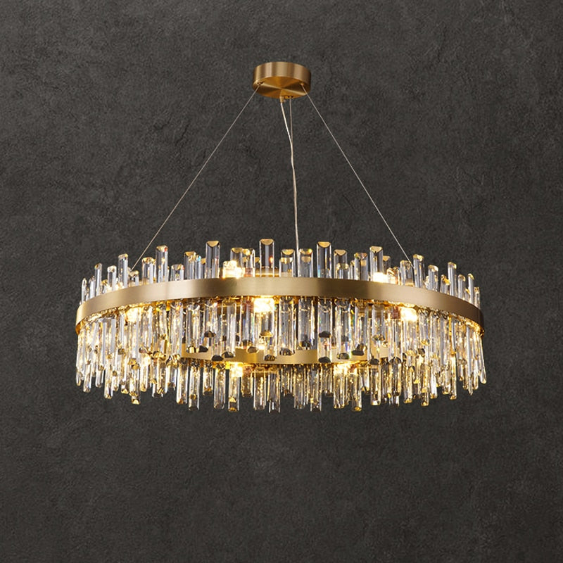 Asti Crystal Modern Chandelier - view 2