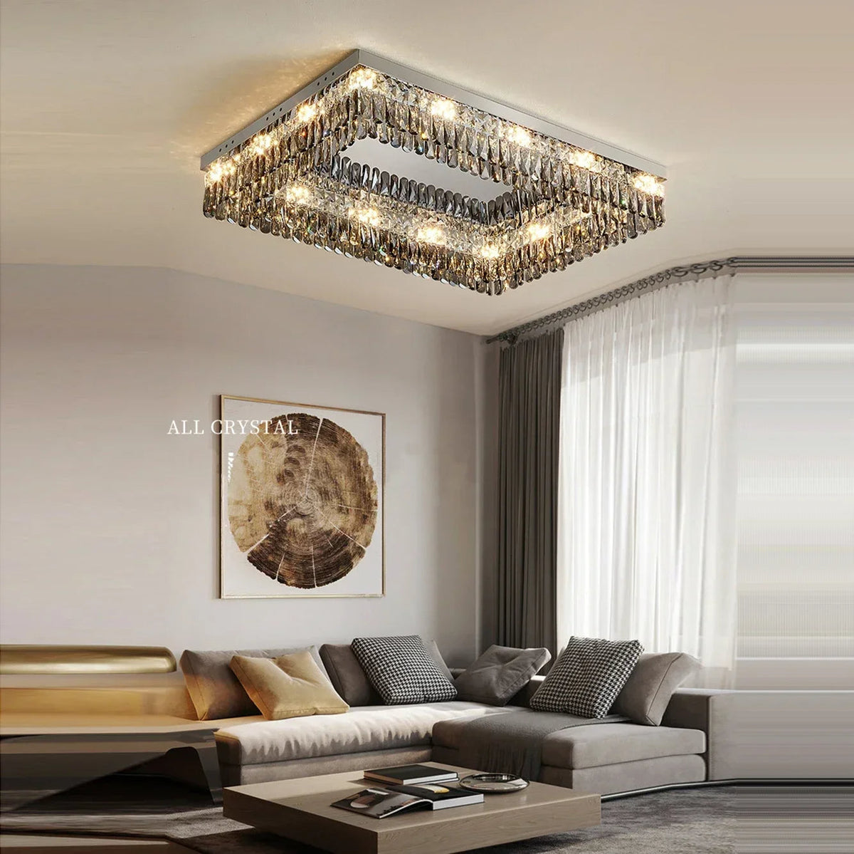 Giano Crystal Flush Mount - view 6
