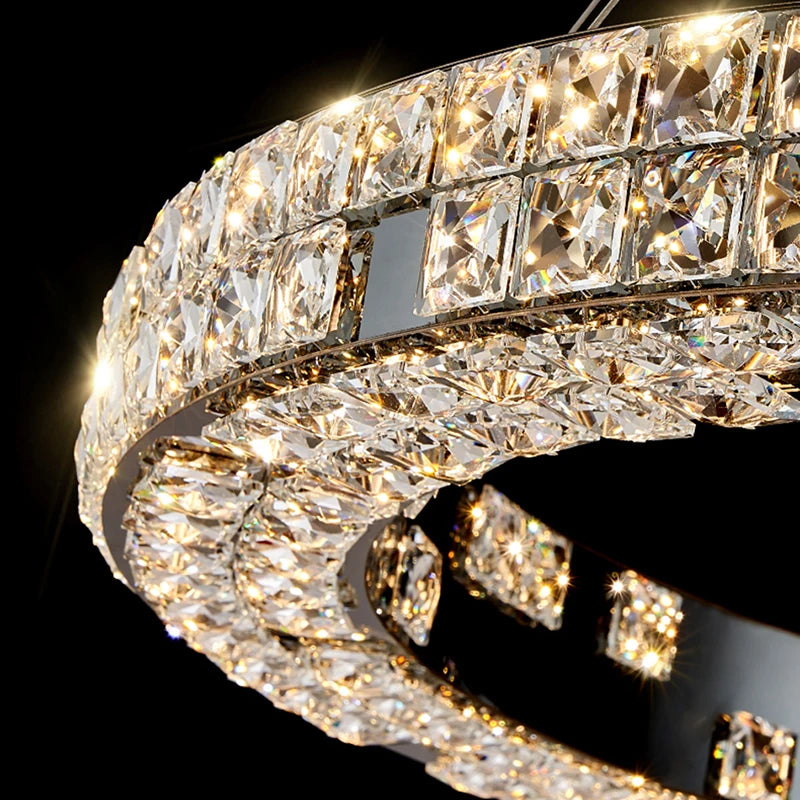 Bacci Crystal RingModern Chandelier - view 4
