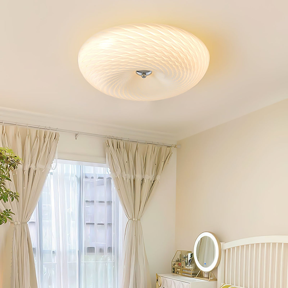 Whirlpool Glass Ceiling Light