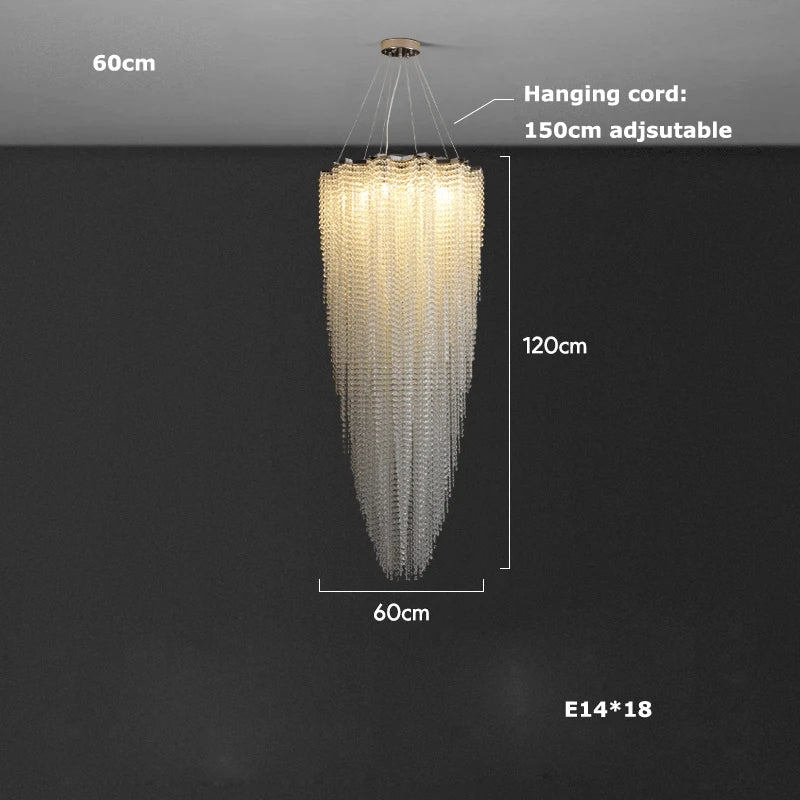 Alleri Crystal Foyer Chandelier - view 8