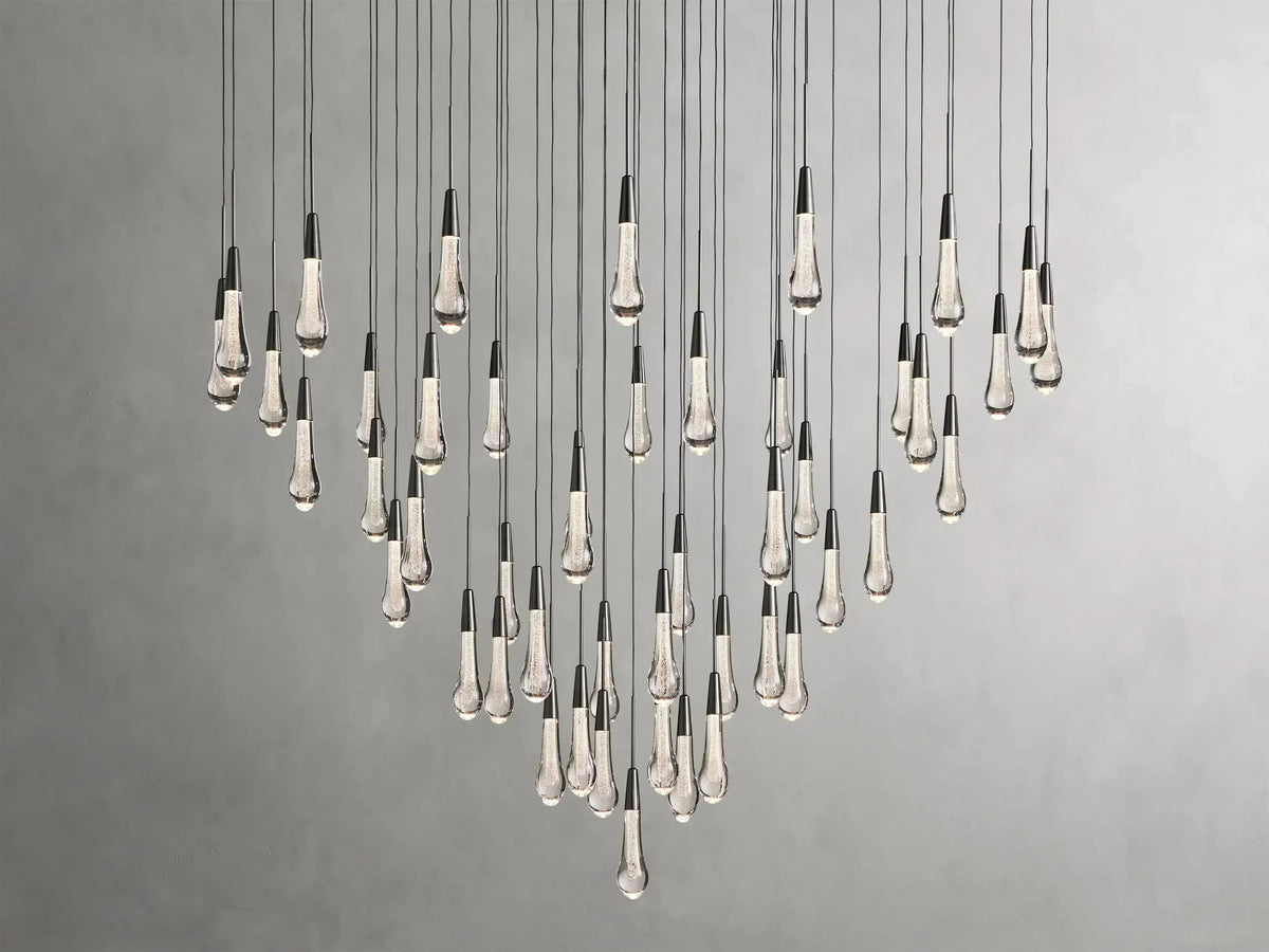 Soltaire Round Chandelier 17" 24" 36“ 58“