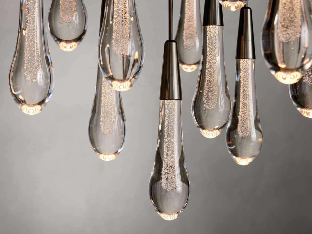 Soltaire Round Chandelier 17" 24" 36“ 58“