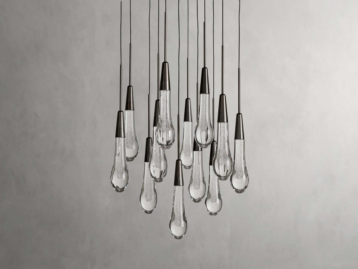 Soltaire Round Chandelier 17" 24" 36“ 58“