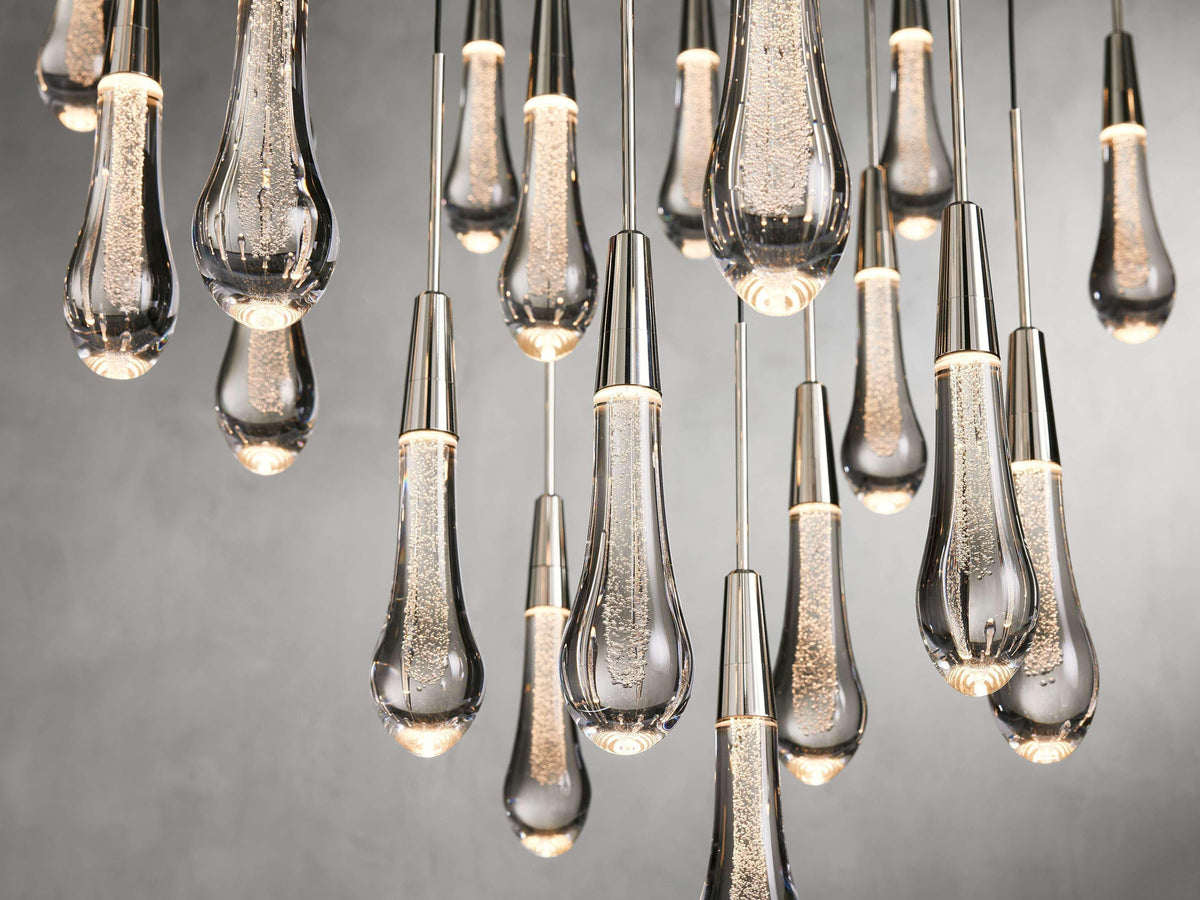 Soltaire Round Chandelier 17" 24" 36“ 58“