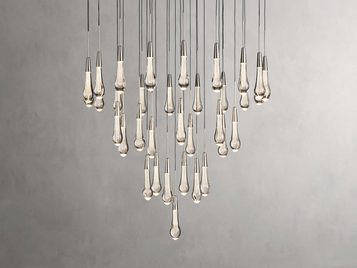 Soltaire Round Chandelier 17" 24" 36“ 58“