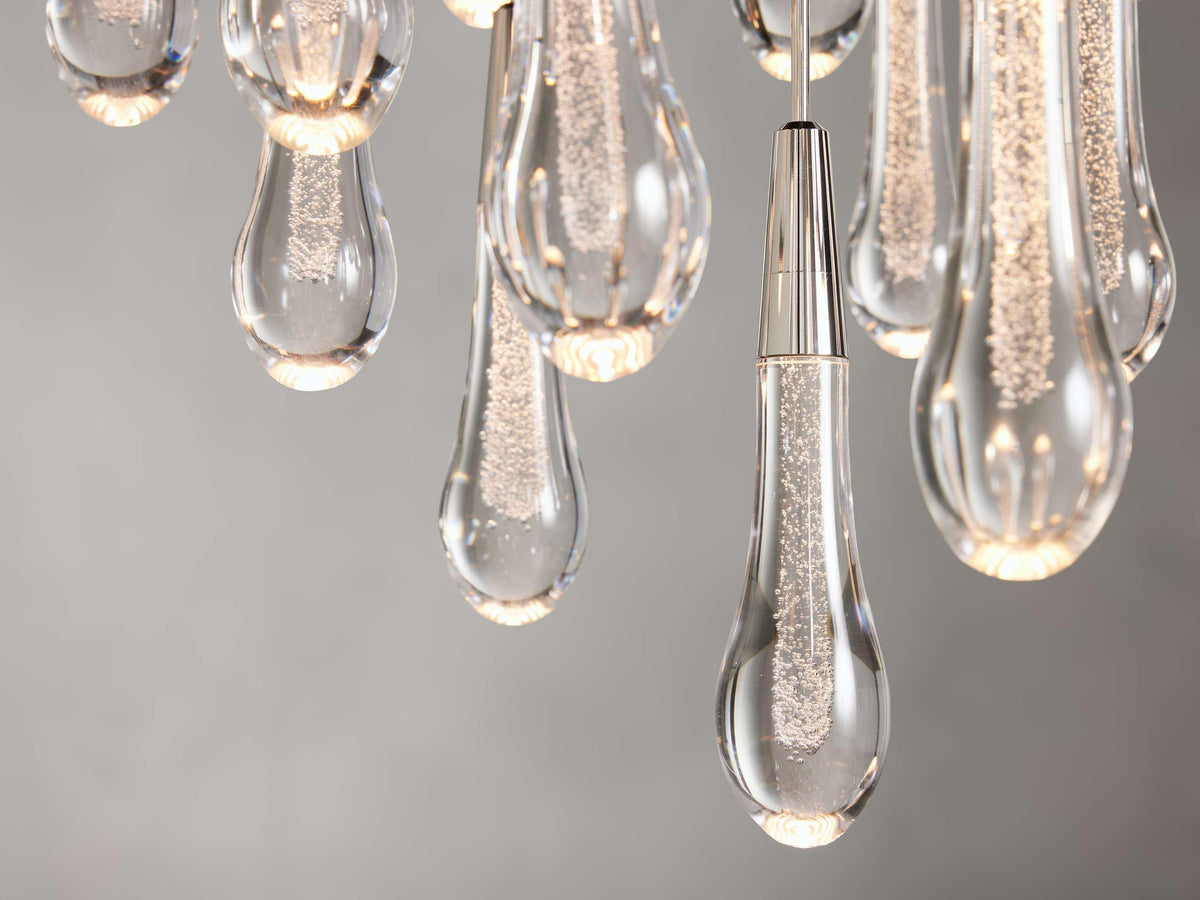 Soltaire Round Chandelier 17" 24" 36“ 58“